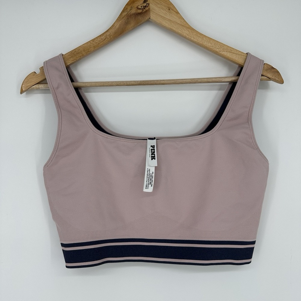 Victoria's Secret PINK Flip It seamless reversible sports bra XXL Activewear Top